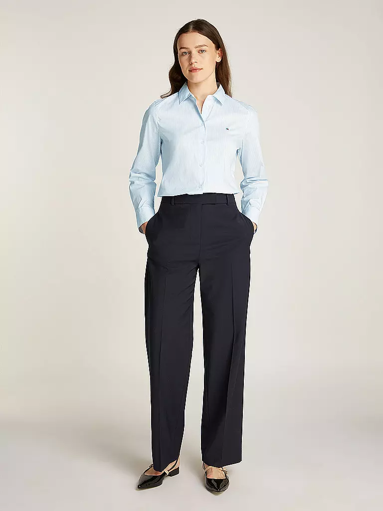 TOMMY HILFIGER | Bluse Regular Fit | Azul claro