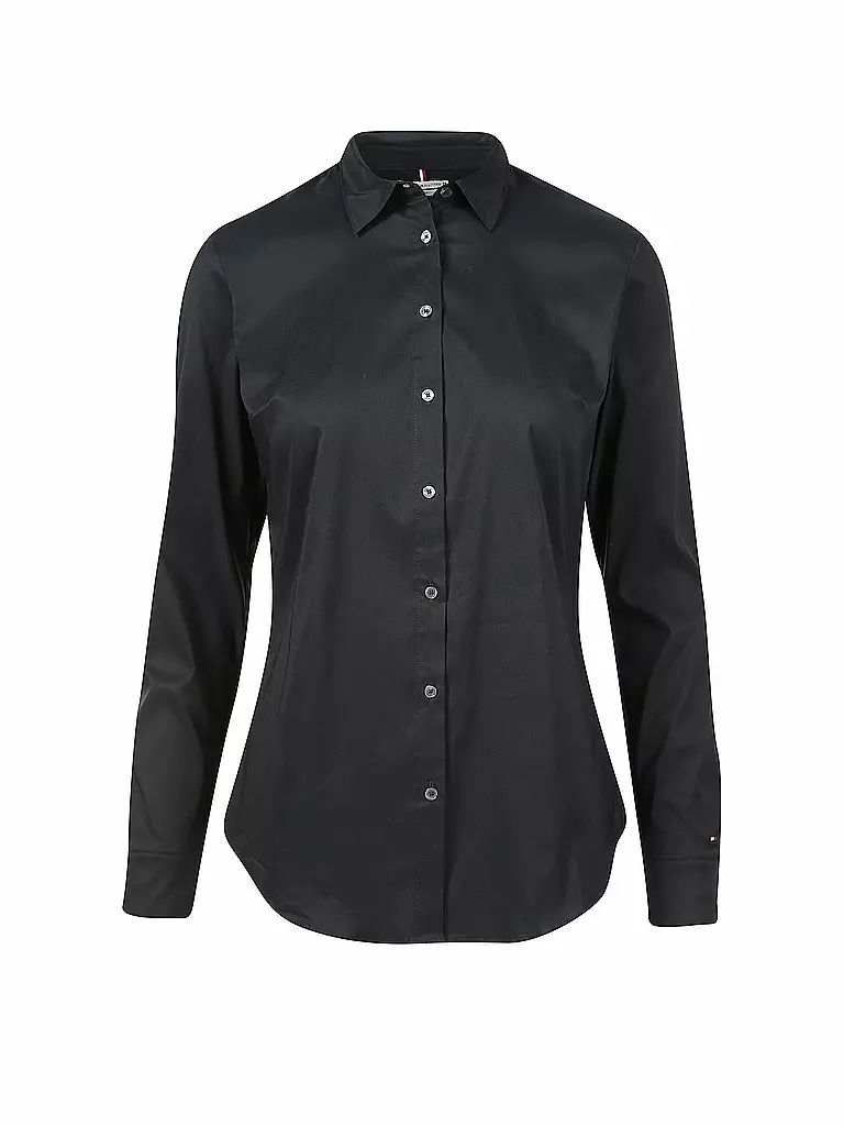 TOMMY HILFIGER | Bluse Slim Fit | Azul