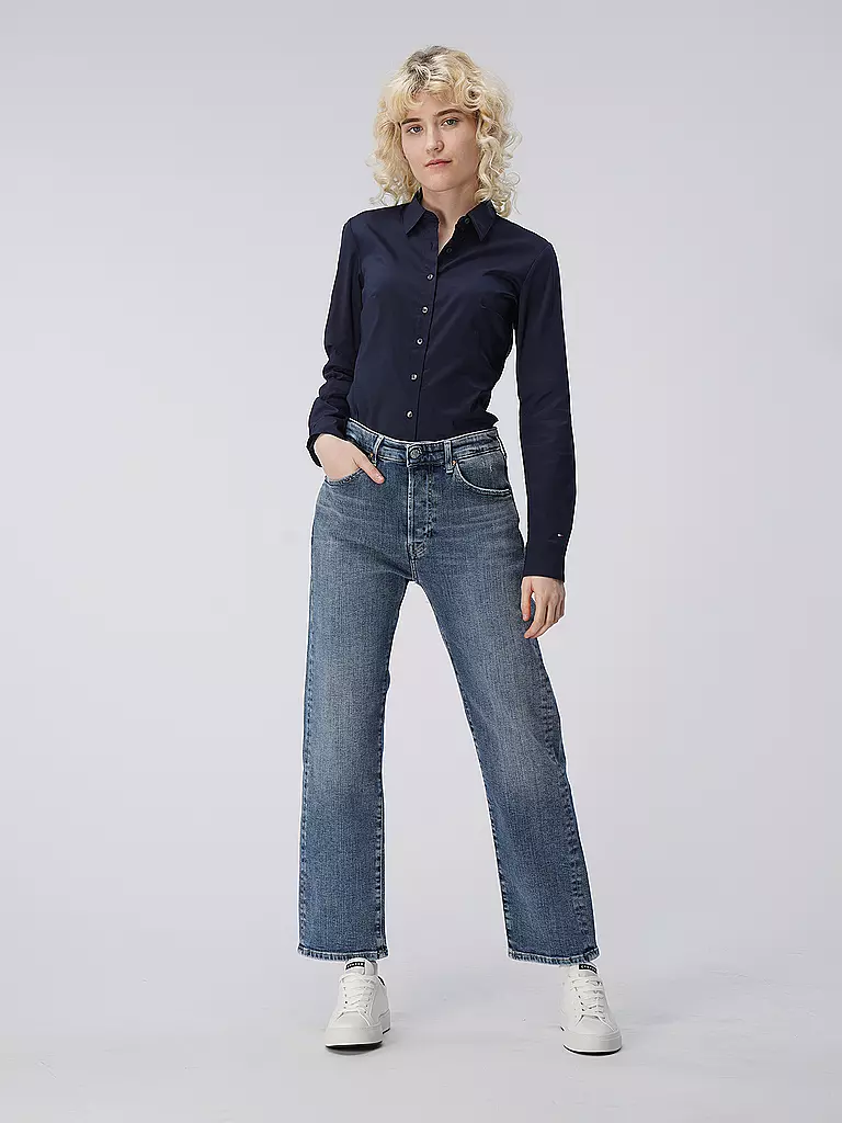 TOMMY HILFIGER | Bluse Slim Fit | Azul