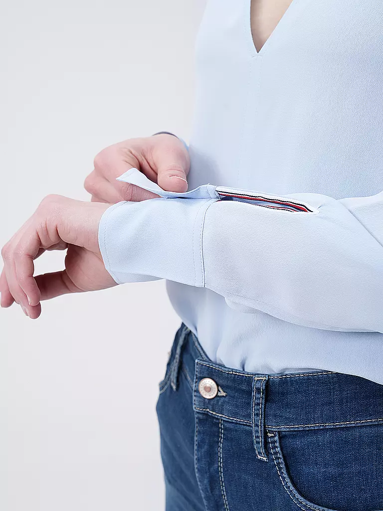 TOMMY HILFIGER | Bluse | Azul claro