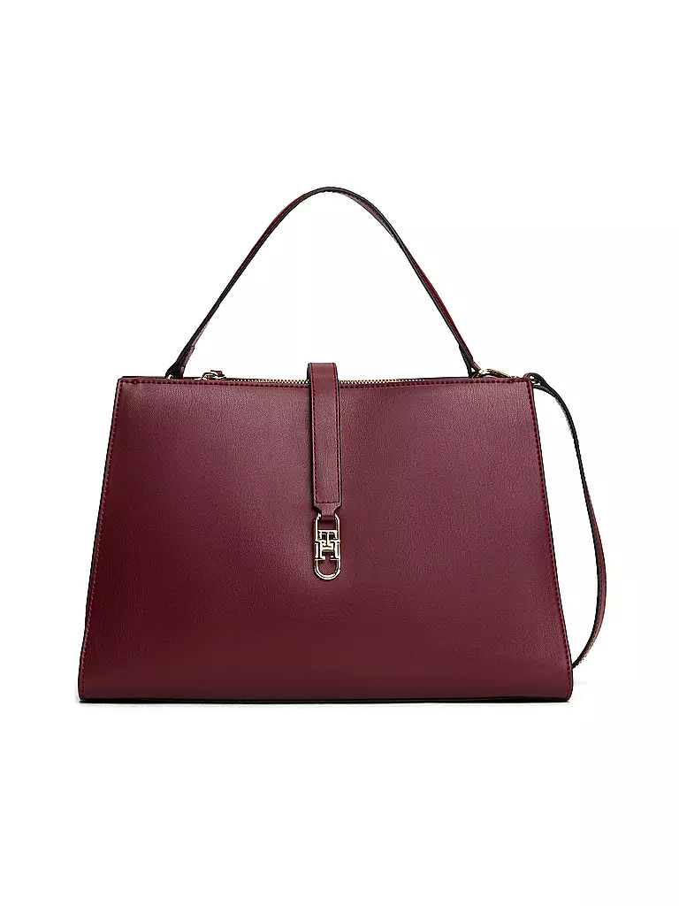 TOMMY HILFIGER | Bolso - Bolso de mano TH LIBRE Medium | Rojo oscuro