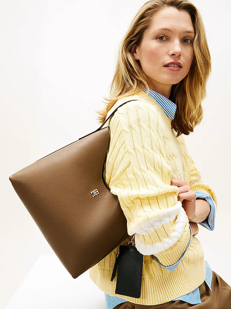 TOMMY HILFIGER | Bolso - Bolso Hobo TH ICON | Marrón claro