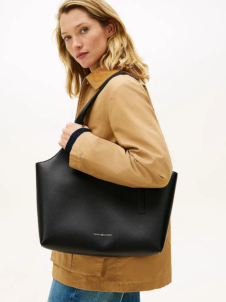 TOMMY HILFIGER | Bolso - Bolso Hobo TH LOGO | Negro