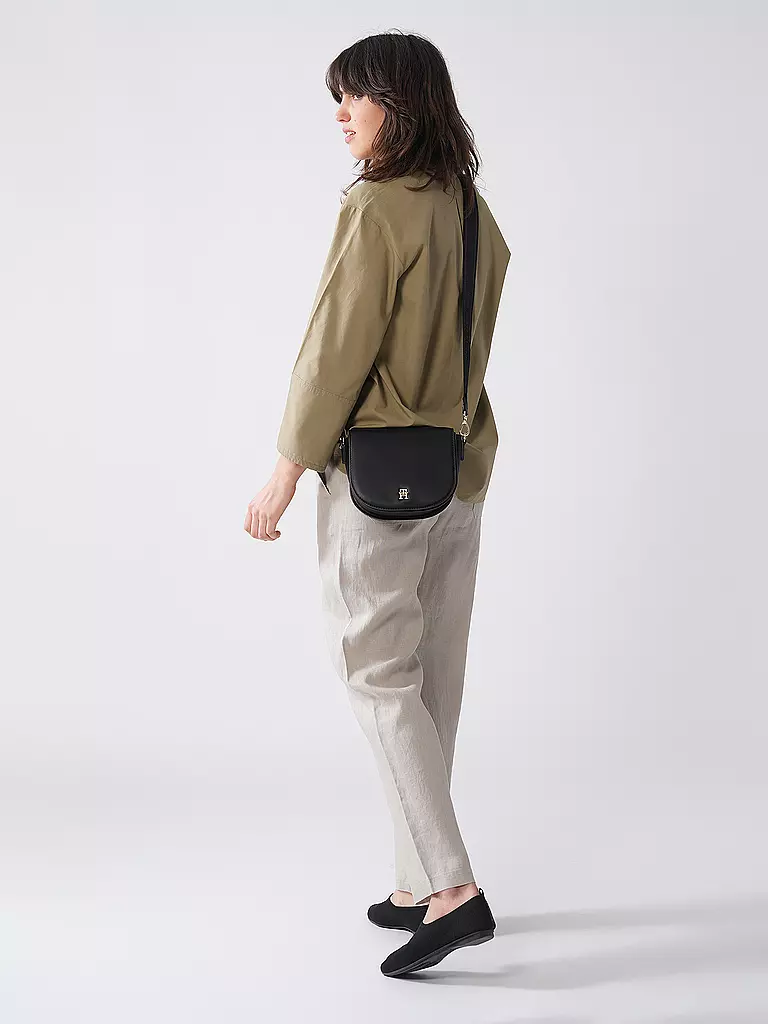 TOMMY HILFIGER | Bolso - Mini Bag TH LOGOTAPE | Negro