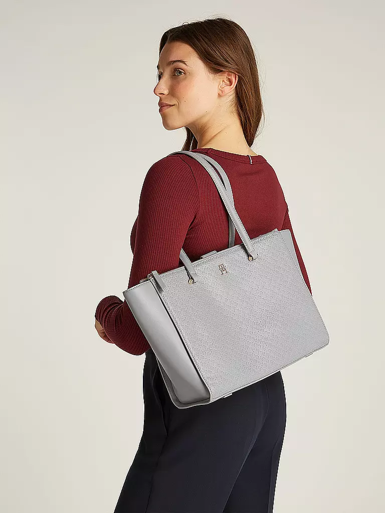 TOMMY HILFIGER | Bolso - Shopper | Gris claro