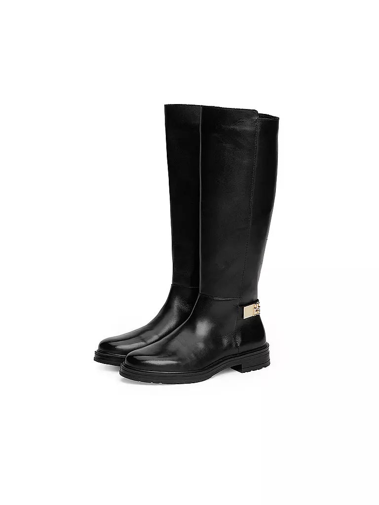 TOMMY HILFIGER | Botas de cuero | Negro