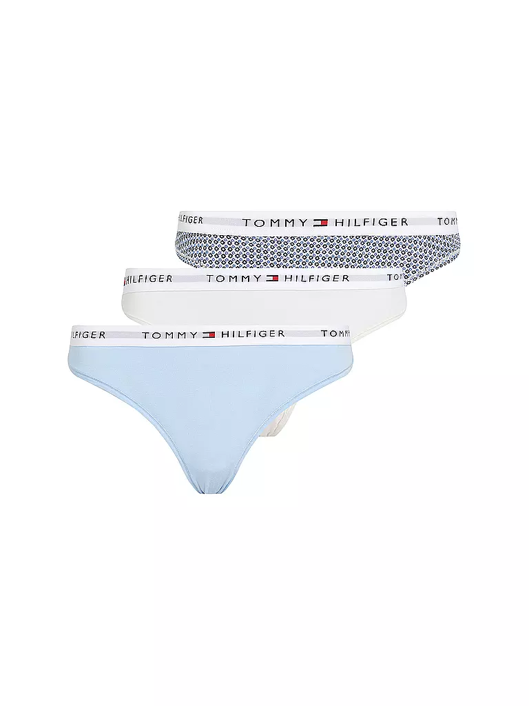 TOMMY HILFIGER | Bragas paquete de 3 morado | Azul claro