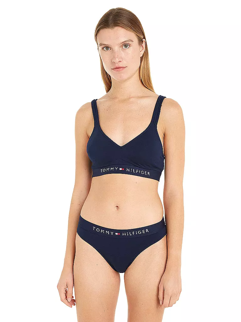 TOMMY HILFIGER | Bralette TH ORIGINAL azul | Azul oscuro
