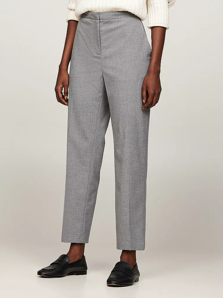 TOMMY HILFIGER | Businesshose Slim Fit  | Gris