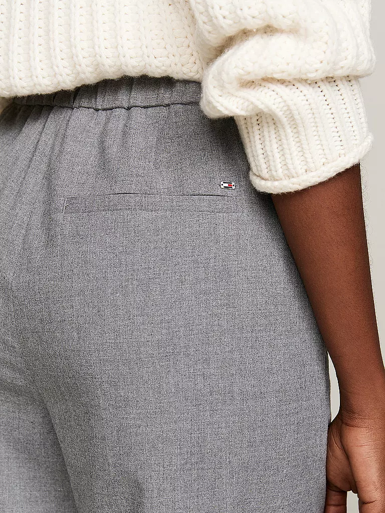 TOMMY HILFIGER | Businesshose Slim Fit  | Gris