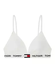TOMMY HILFIGER | Bustier Sujetador triangular acolchado rojo | Blanco