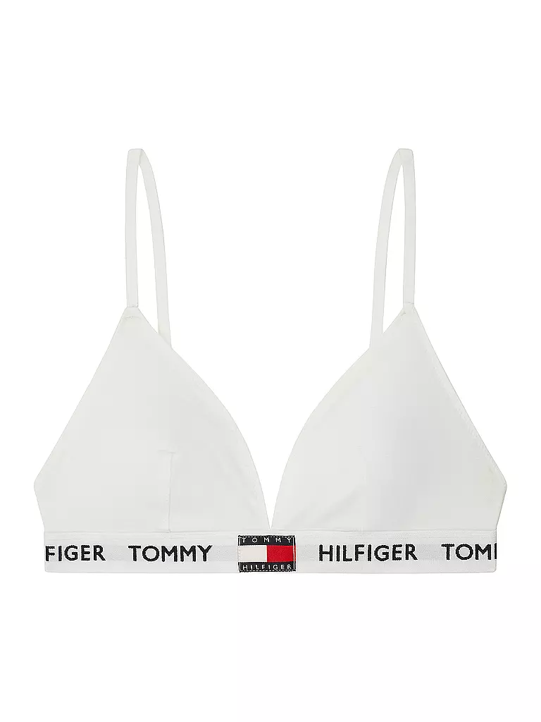 TOMMY HILFIGER | Bustier Padded Triangle BH white | Blanco