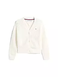 TOMMY HILFIGER | Cárdigan de niña CHENILLA | Crema