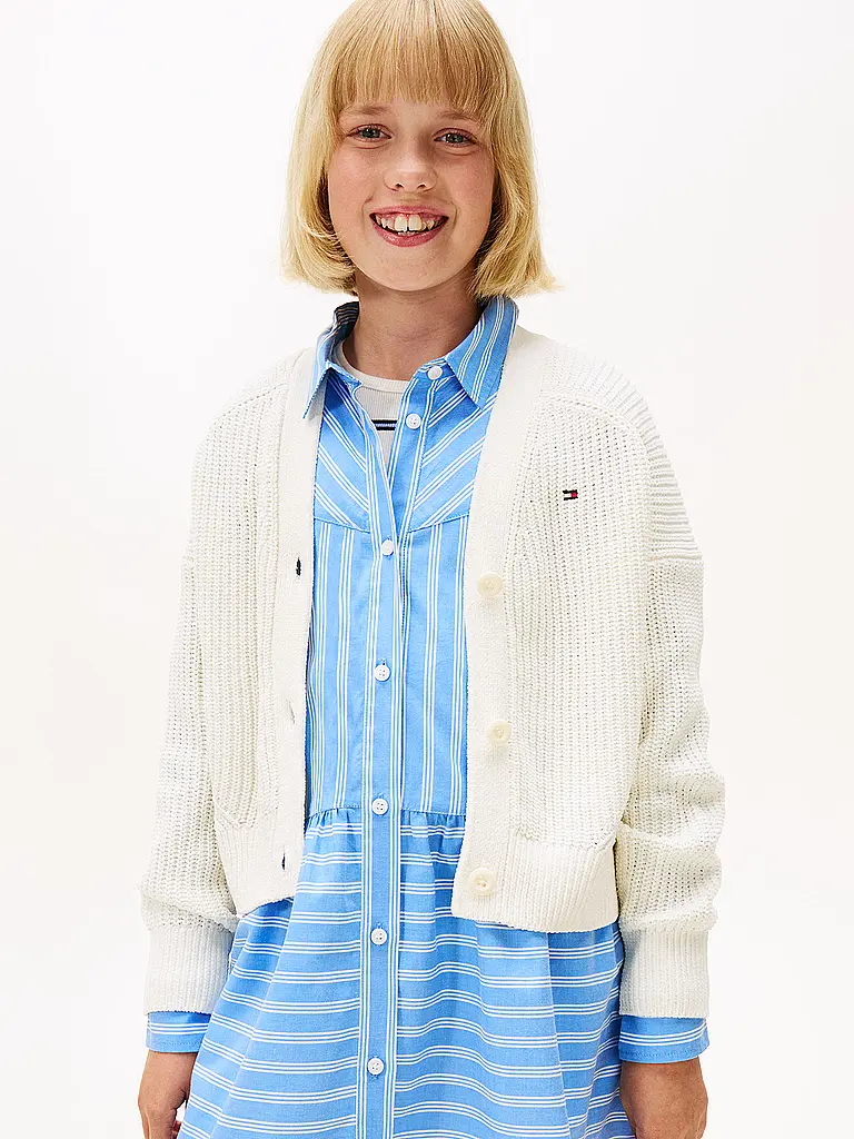 TOMMY HILFIGER | Cárdigan de niña CHENILLA | 