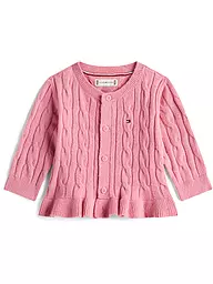 TOMMY HILFIGER | Cárdigan de punto para bebé | Fucsia