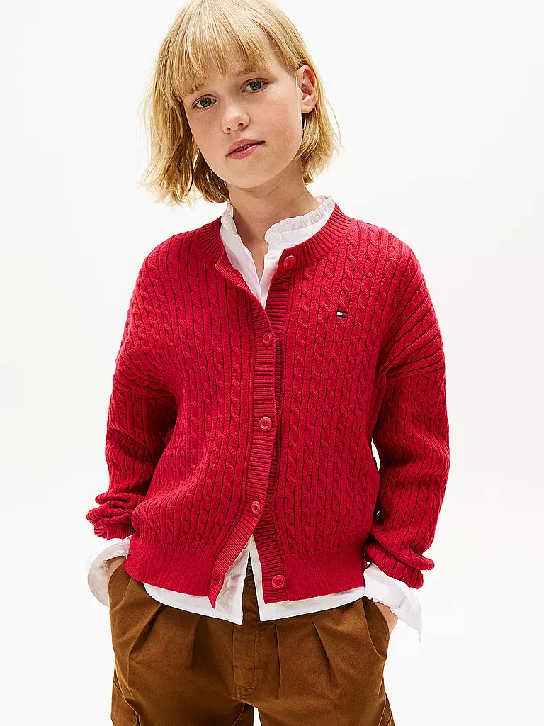 TOMMY HILFIGER | Cárdigan de punto para niña | 