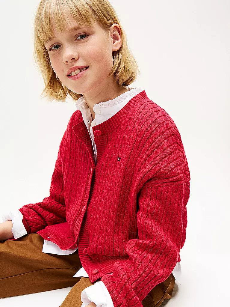 TOMMY HILFIGER | Cárdigan de punto para niña | 