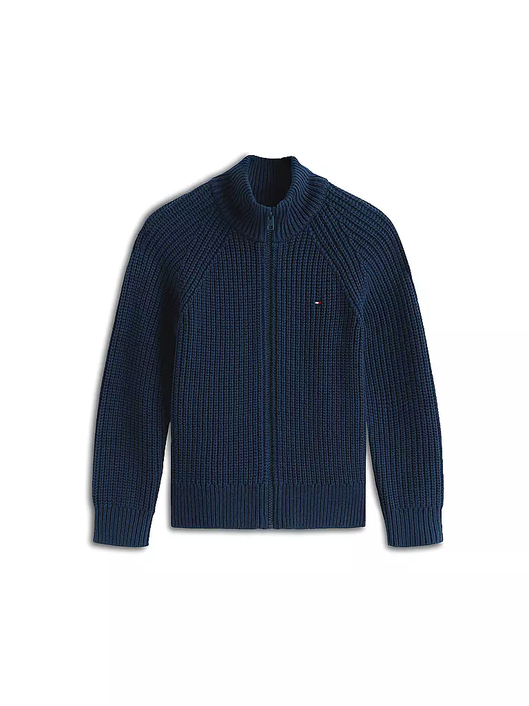 TOMMY HILFIGER | Cárdigan de punto para niño | Azul oscuro