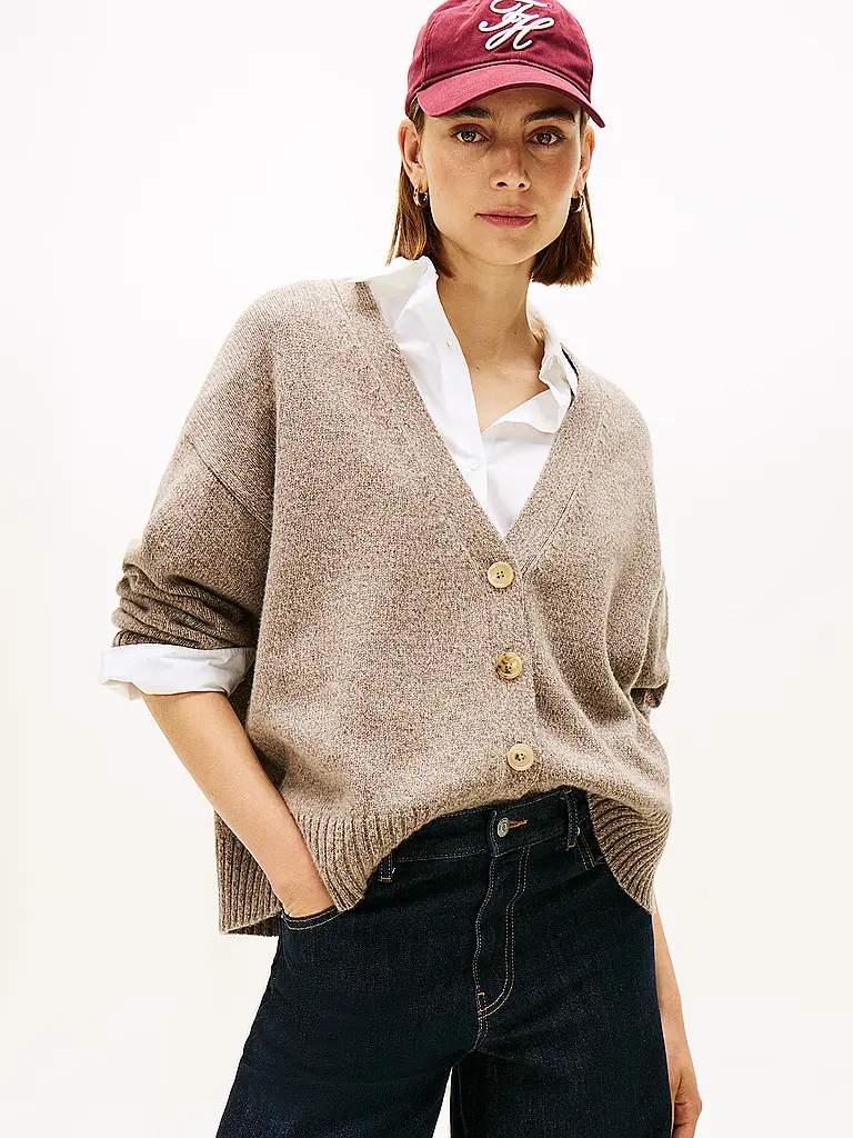 TOMMY HILFIGER | Cárdigan | Marrón claro