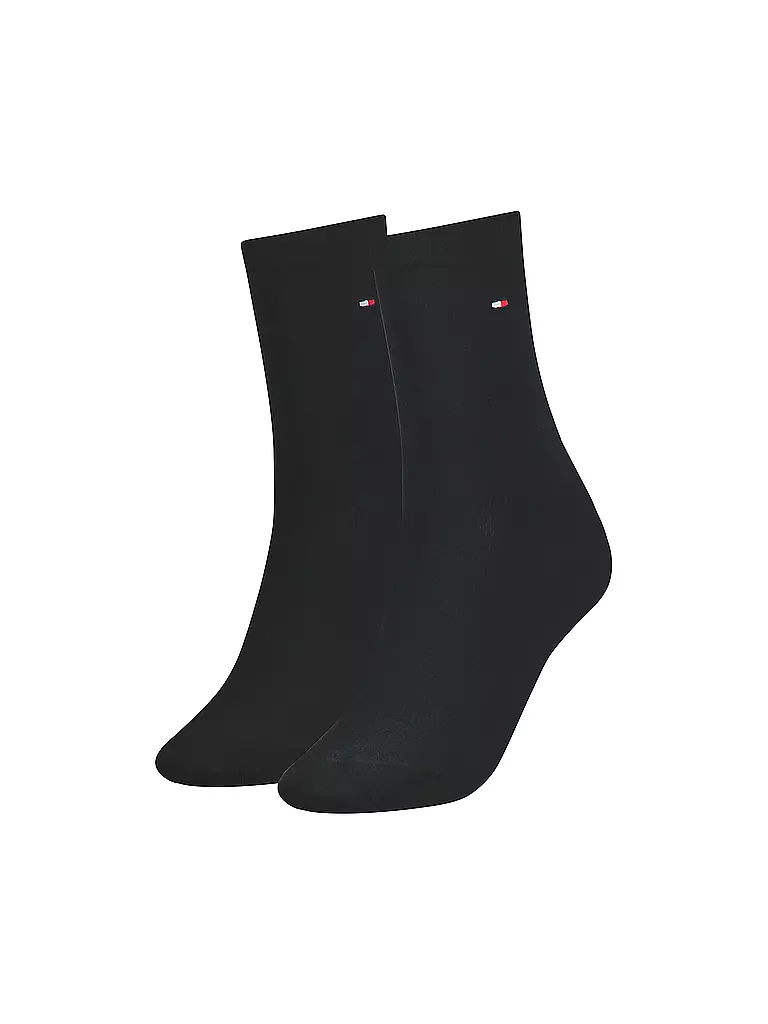 TOMMY HILFIGER | Calcetines, paquete de 2, negro | Negro