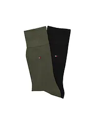 TOMMY HILFIGER | Calcetines, paquete de 2, verde militar | Oliva