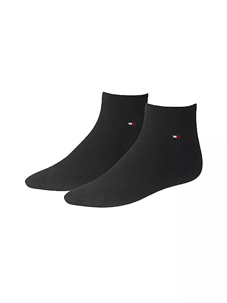 TOMMY HILFIGER | Calcetines cortos paquete de 2 negro | Negro