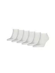 TOMMY HILFIGER | Sneakersocken 6-er Pkg. black | Blanco