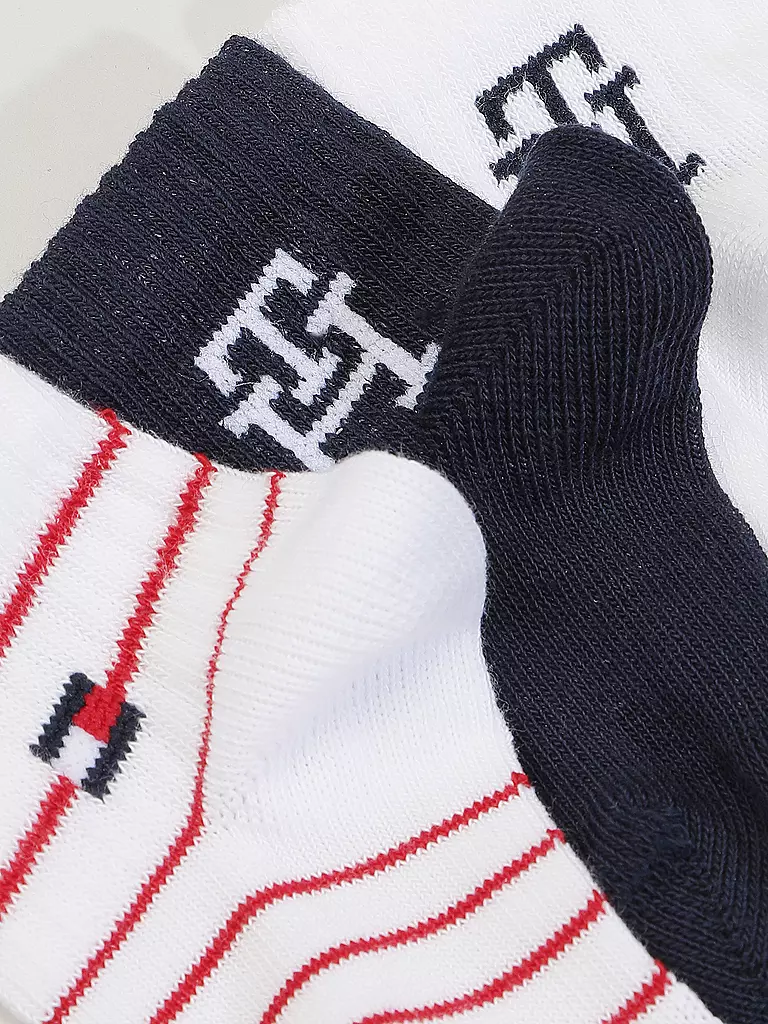 TOMMY HILFIGER | Calcetines de bebé, paquete de 3 | Blanco
