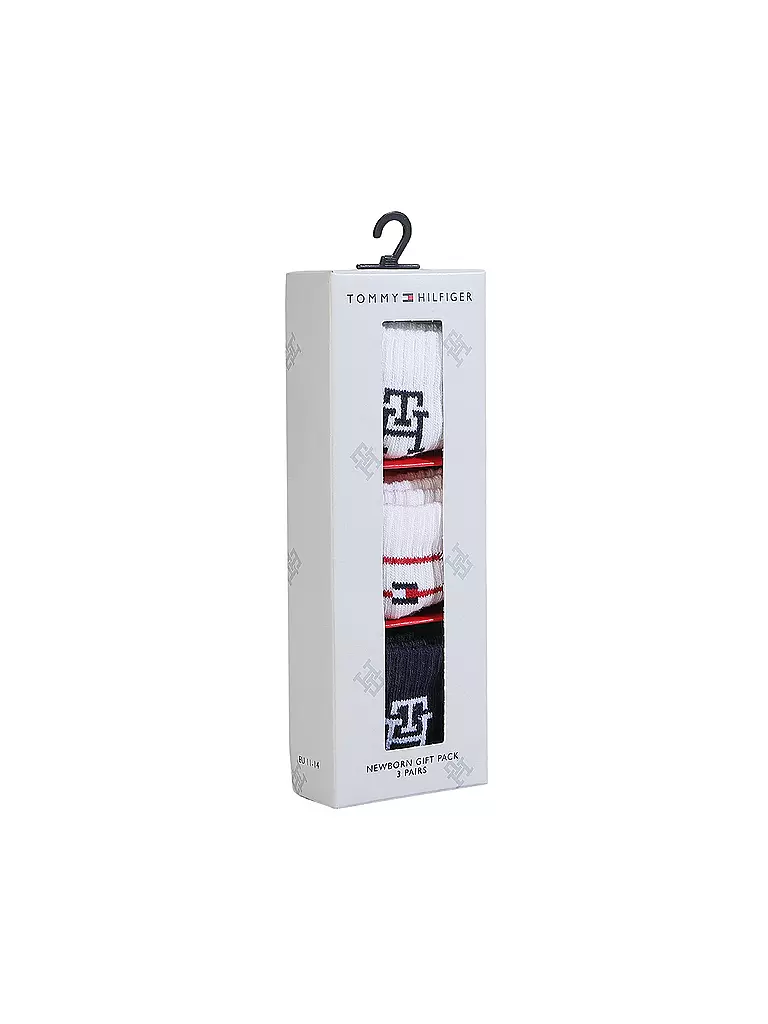 TOMMY HILFIGER | Calcetines de bebé, paquete de 3 | 
