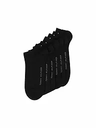 TOMMY HILFIGER | Calcetines de deporte paquete de 6 negro | Negro