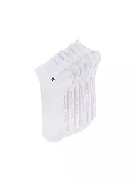 TOMMY HILFIGER | Calcetines deportivos paquete de 6 negro | Blanco