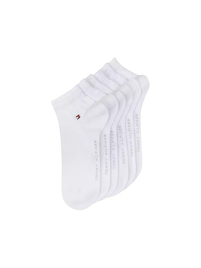 TOMMY HILFIGER | Calcetines de deporte paquete de 6 unidades blanco | Blanco
