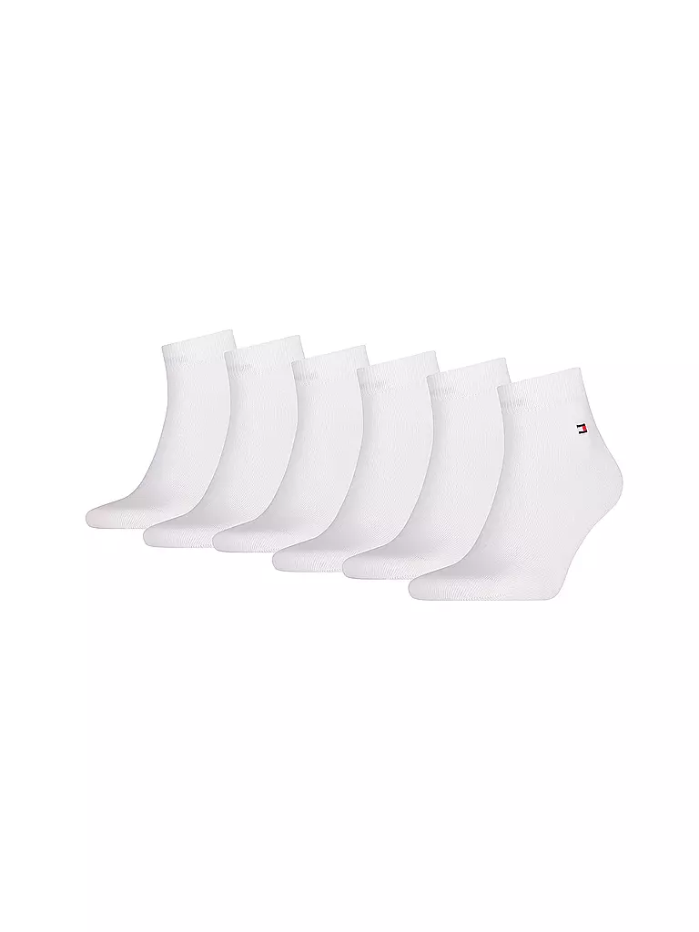 TOMMY HILFIGER | Calcetines de deporte paquete de 6 unidades blanco | Blanco