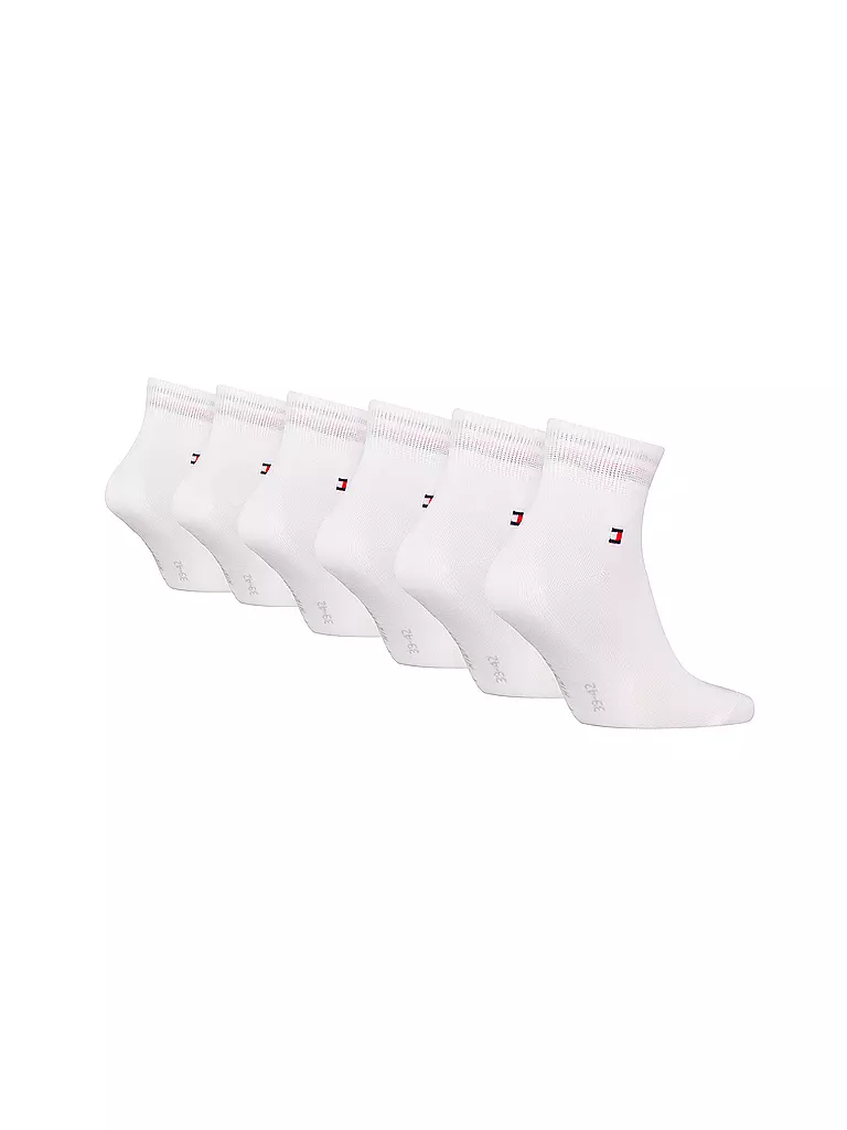 TOMMY HILFIGER | Calcetines de deporte paquete de 6 unidades blanco | 