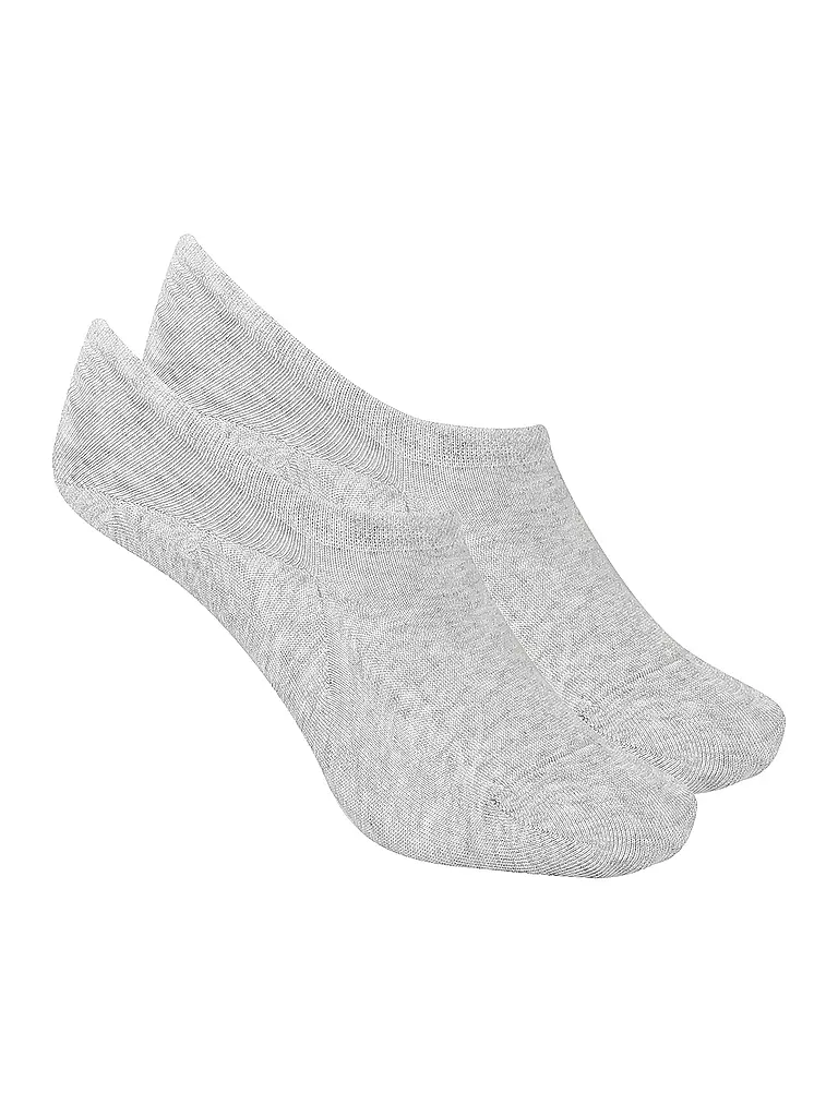 TOMMY HILFIGER | Calcetines invisibles paquete de 2 gris medio jaspeado | Gris
