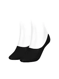 TOMMY HILFIGER | Calcetines invisibles paquete de 2 gris medio jaspeado | Negro