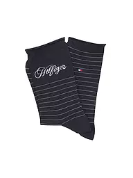 TOMMY HILFIGER | Calcetines paquete de 2 burdeos | Azul oscuro