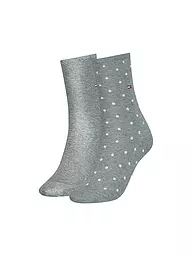 TOMMY HILFIGER | Calcetines paquete de 2 gris jaspeado | Gris