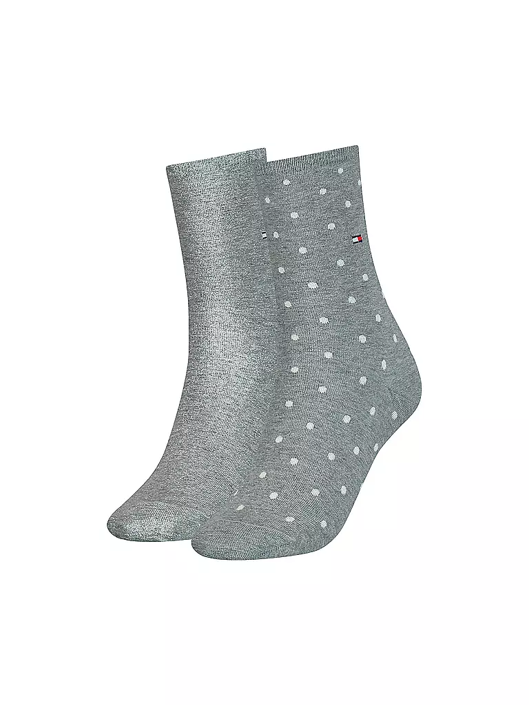 TOMMY HILFIGER | Calcetines paquete de 2 gris jaspeado | Gris