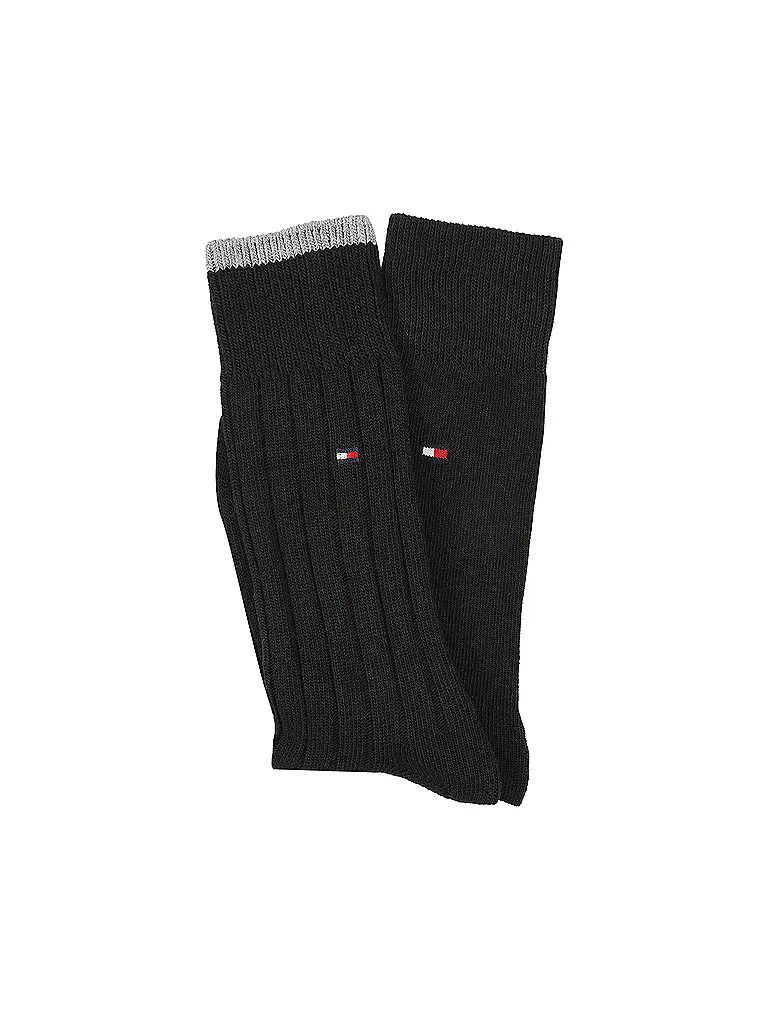 TOMMY HILFIGER | Calcetines Paquete de 2 negro | Negro
