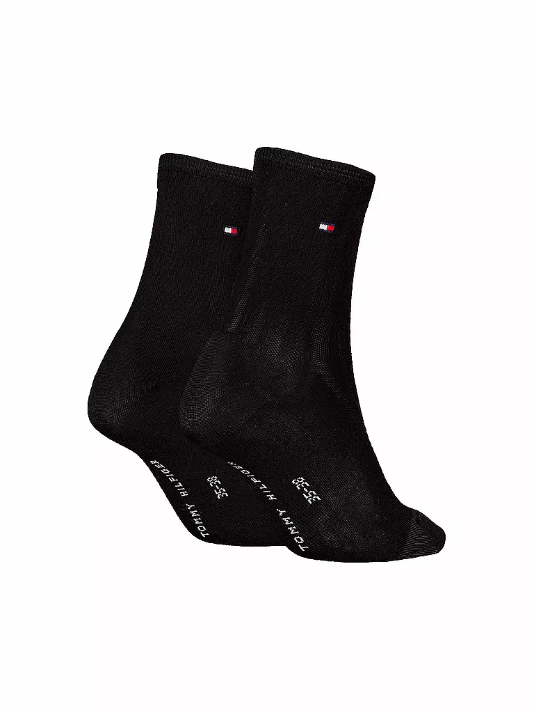 TOMMY HILFIGER | Calcetines Paquete de 2 negro | 