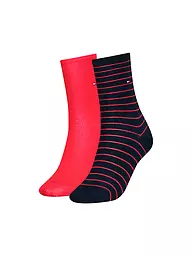 TOMMY HILFIGER | Calcetines paquete de 2 azul marino | Rojo
