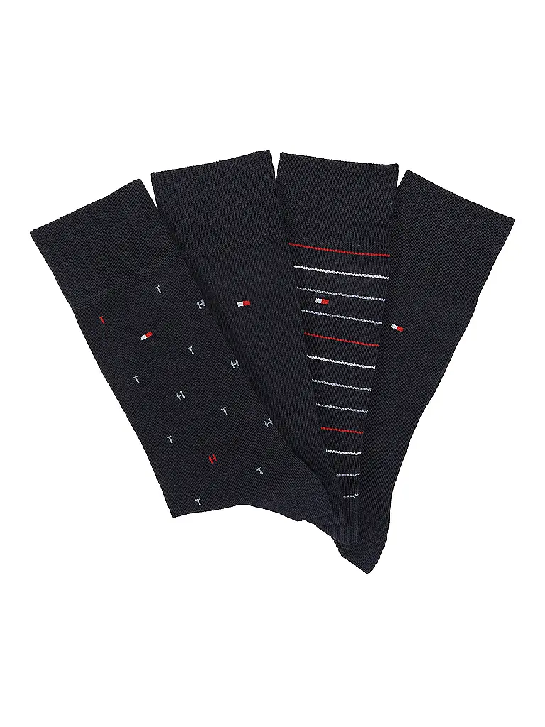 TOMMY HILFIGER | Calcetines paquete de 4 azul marino | Azul oscuro