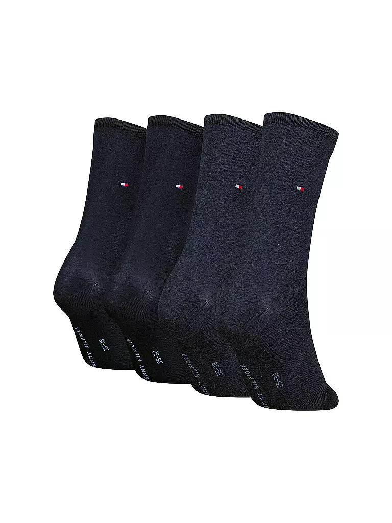 TOMMY HILFIGER | Calcetines paquete de 4 Jeans/Azul | 