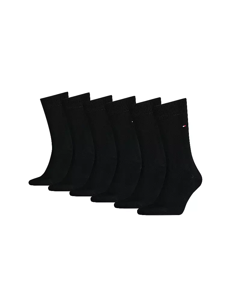 TOMMY HILFIGER | Calcetines Paquete de 6 Negro | Negro