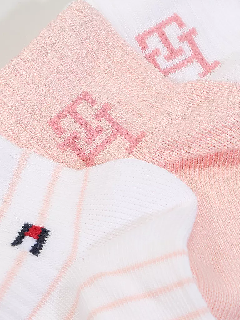 TOMMY HILFIGER | Calcetines para bebé niña, paquete de 3 | Rosa