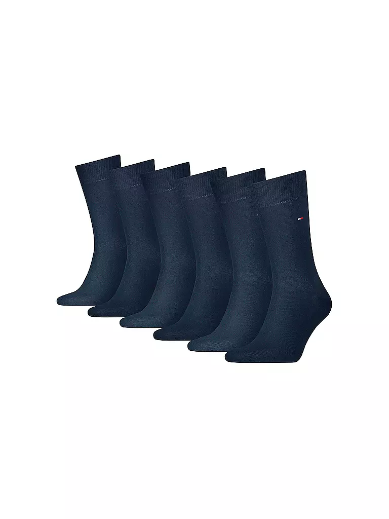 TOMMY HILFIGER | Calcetines Pkg. de 6 azul marino oscuro | Azul oscuro