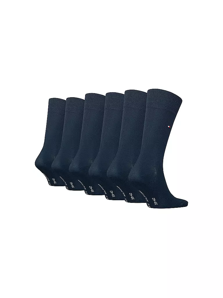 TOMMY HILFIGER | Calcetines Pkg. de 6 azul marino oscuro | 