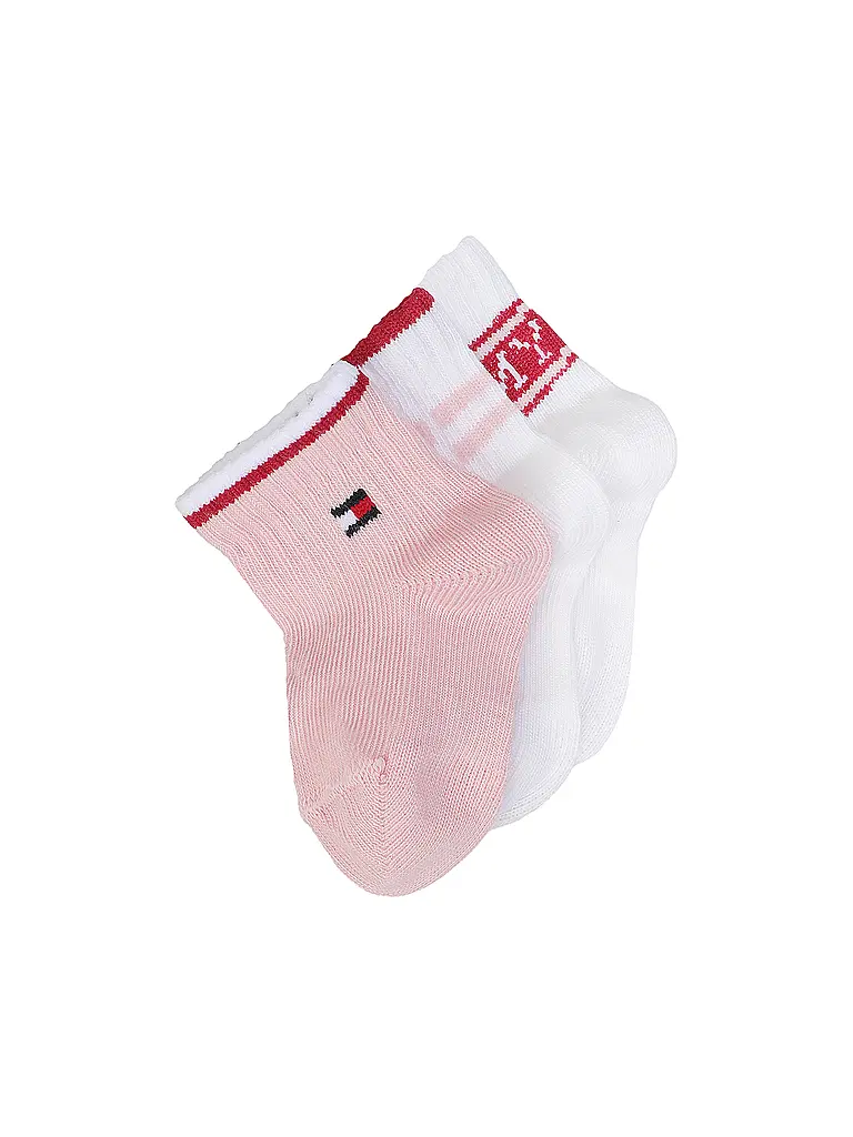 TOMMY HILFIGER | Calcetines rosas para bebé niña, paquete de 3 | Rosa