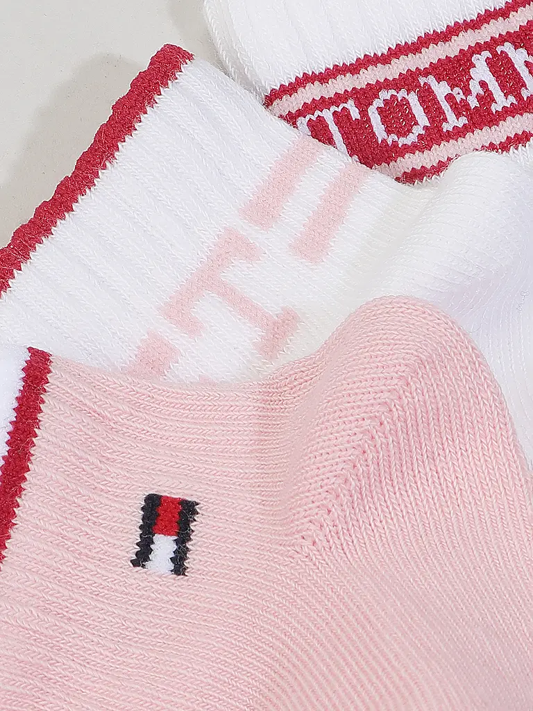 TOMMY HILFIGER | Calcetines rosas para bebé niña, paquete de 3 | Rosa